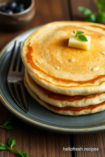 Fresh Milled Pancakes presentation