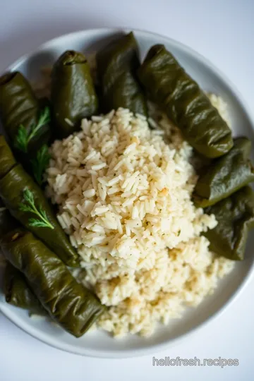 Frankly Fresh Stuffed Grape Leaves presentation