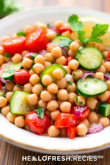 Fresh Garbanzo Beans: 5 Easy & Delicious Mediterranean Salad Recipes! presentation