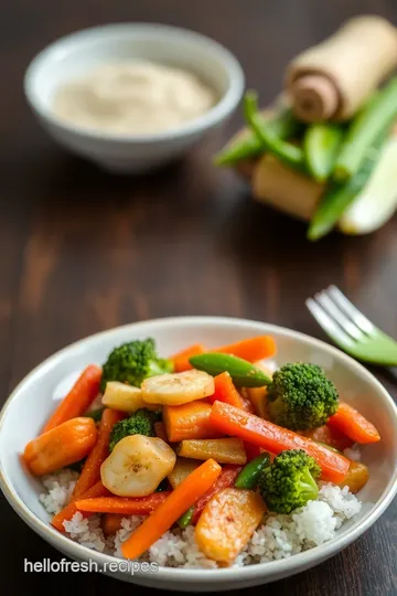 Fresh Ginger Revitalizing Stir-Fry presentation