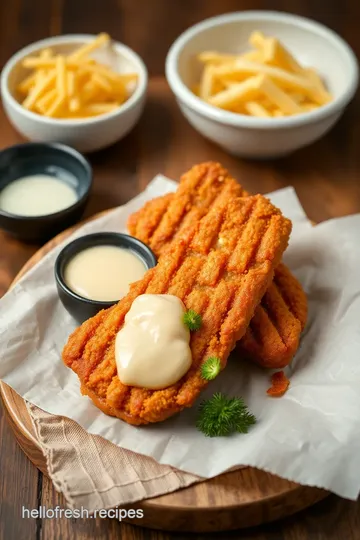 Fried Chicken Katsu - Crispy Japanese Delight presentation