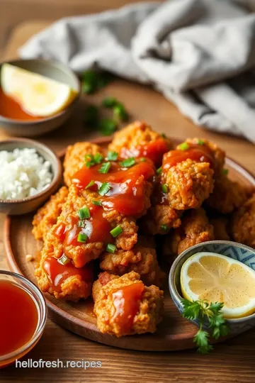 Crispy Fried Chicken with Spicy Hot Honey Sauce ingredients