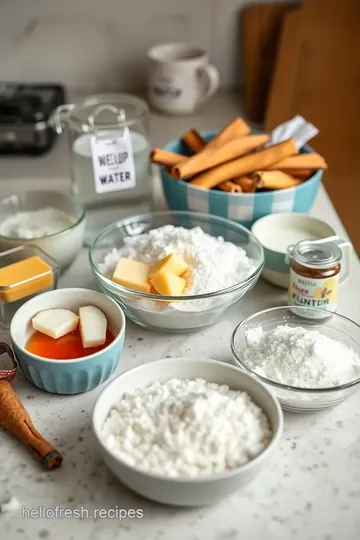 Classic Cinnamon Sugar Churros ingredients