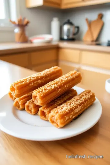 Classic Cinnamon Sugar Churros steps