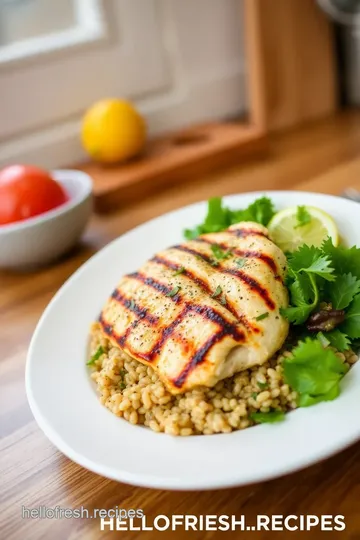 Mediterranean Grain Bowl with Grilled Lemon-Herb Chicken steps