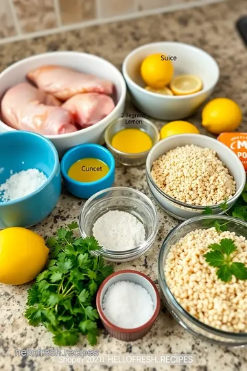 Grilled Chicken with Lemon Herb Flavor ingredients