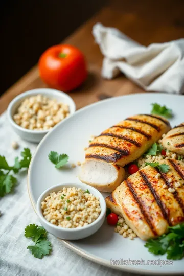 Zesty Grilled Chicken with Colorful Quinoa Salad ingredients