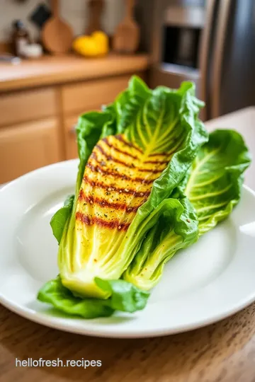 Grilled Gem Lettuce with Lemon Vinaigrette steps