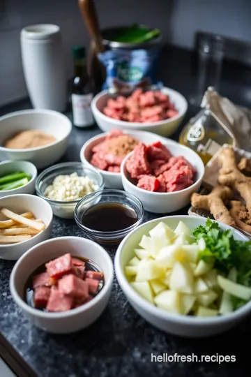 Hello Fresh Beef Bulgogi Recipe ingredients