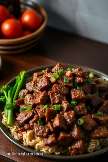 Hello Fresh Beef Bulgogi Recipe presentation