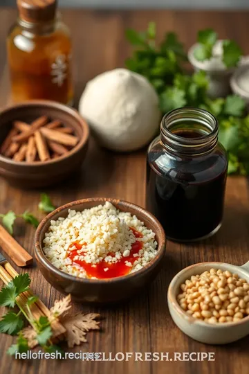 Quick and Flavorful Sweet Soy Glaze ingredients