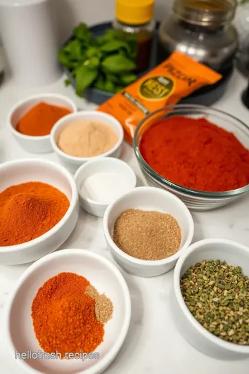 Homemade Mexican Spice Blend ingredients