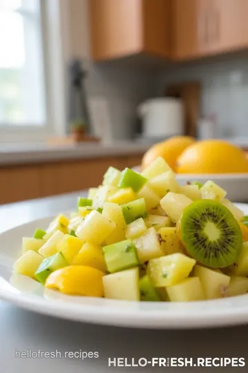 Underripe Fruit Salad with Citrus Honey Drizzle steps