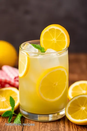 Classic Fresh Squeezed Lemonade presentation