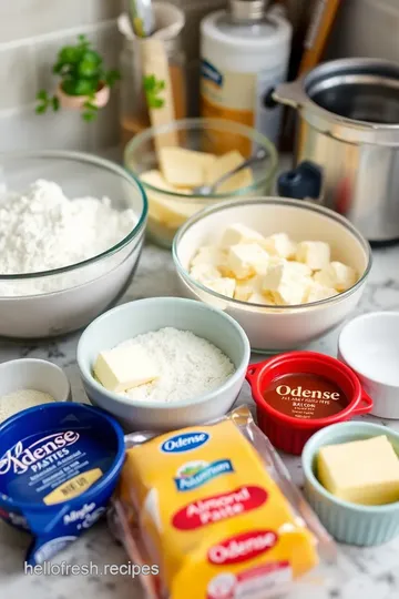 Odense Almond Paste Tart ingredients