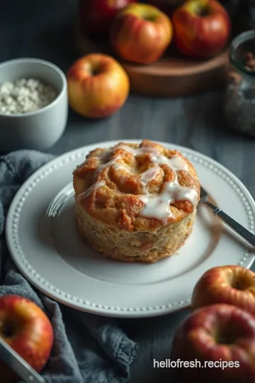 Old Fashioned Fresh Apple Cake with Cinnamon Crumble Topping presentation