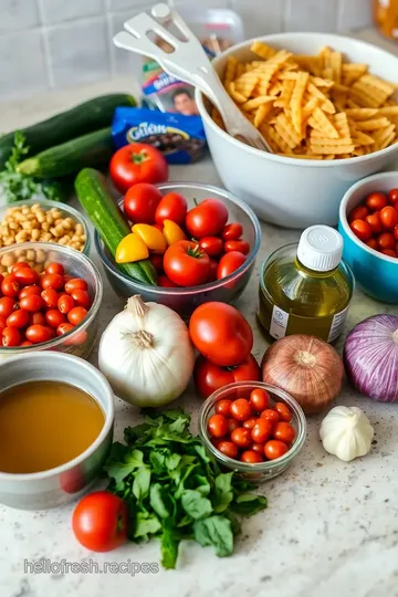 Whole Wheat Pasta with Roasted Vegetables and Olive Oil ingredients