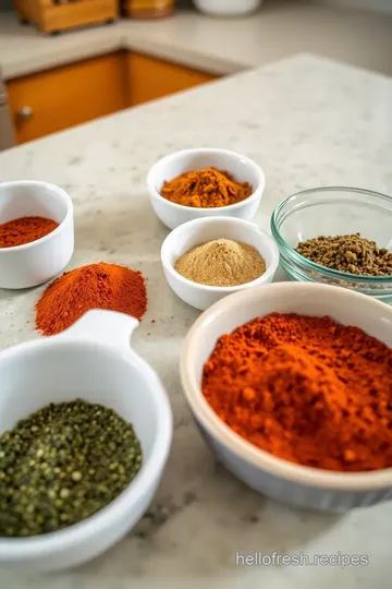 Homemade Southwest Spice Blend ingredients