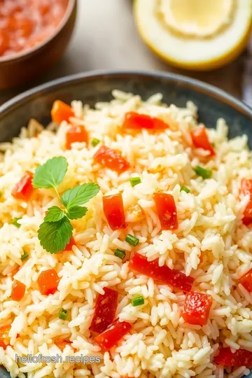 Sassy Rice Recipe presentation