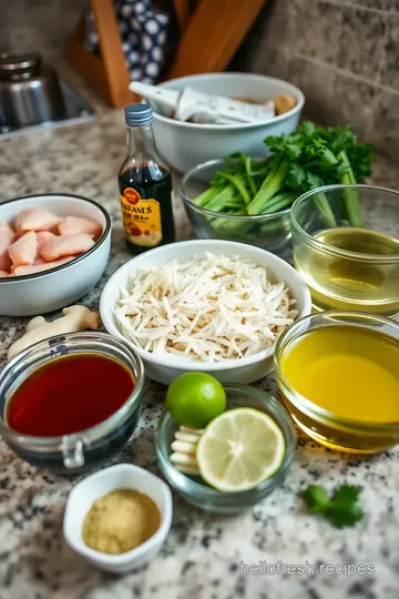 Ginger-Lime Chicken Stir-Fry ingredients