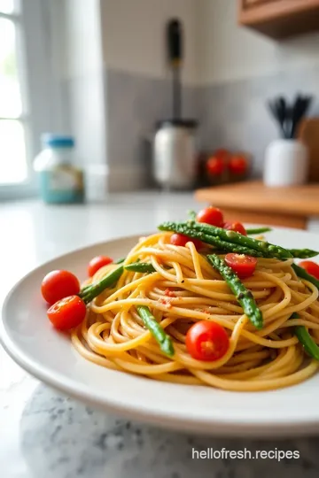 Pasta Primavera with Asparagus and Tomatoes steps