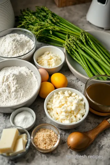 Ravioli with Asparagus and Tomatoes ingredients