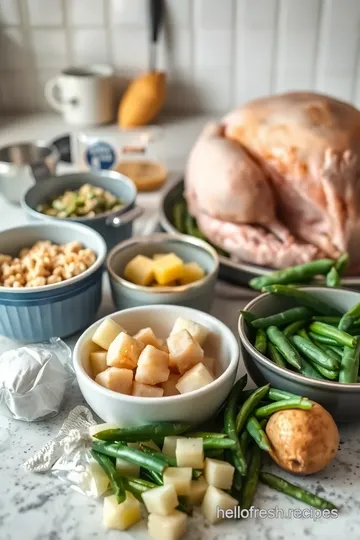 Herb-Roasted Turkey with Garlic Butter ingredients