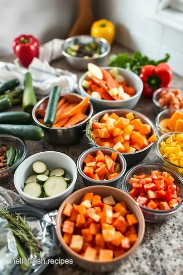 Roasted Vegetables with Fresh Rosemary and Thyme ingredients