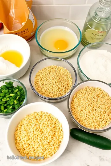 Rustic Fresh Pasta with Grains and Seasonal Vegetables ingredients