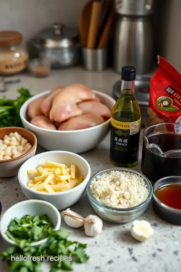 Hello Fresh Ginger Chicken and Rice ingredients