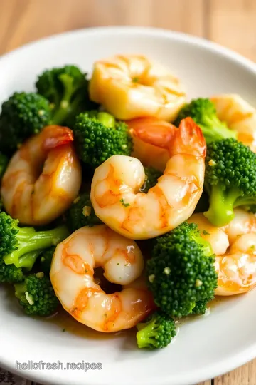 Sautéed Shrimp in Garlic Butter Sauce presentation