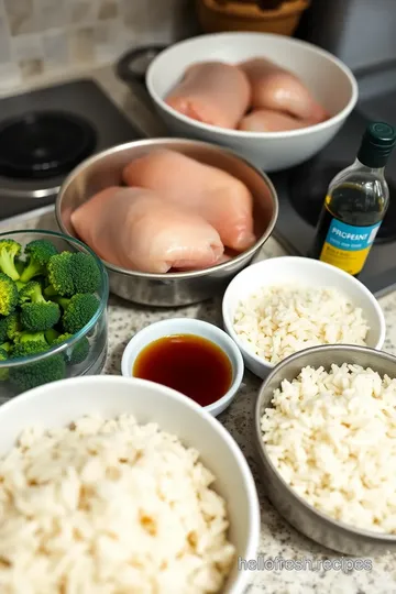 Garlic Butter Shrimp Pasta ingredients