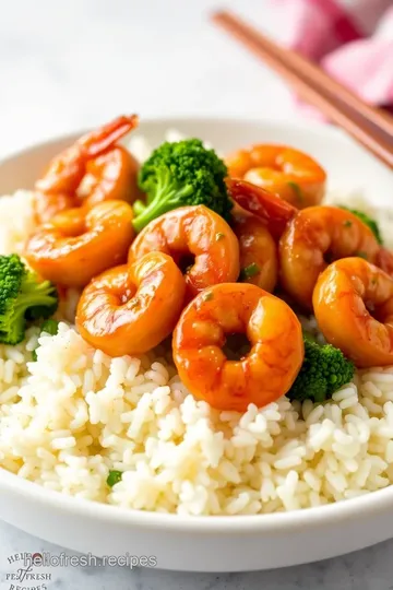 Garlic Butter Shrimp Pasta presentation