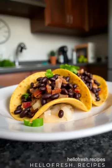 Mexican Black Bean Tacos steps