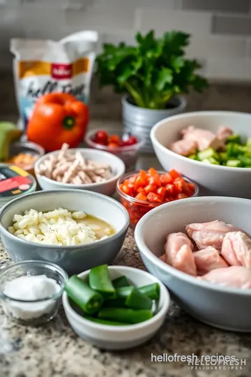 Tex-Mex Chicken Skillet ingredients