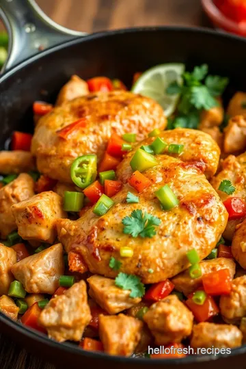 Tex-Mex Chicken Skillet presentation