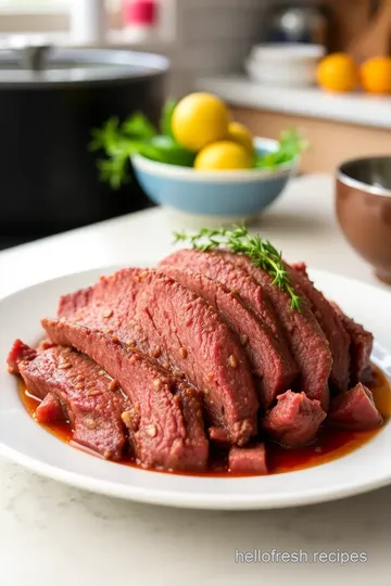 Fresh Thyme Corned Beef steps