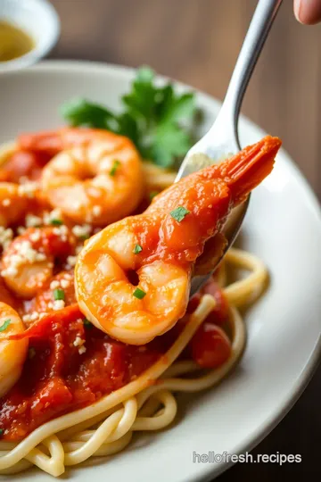 Spicy Garlic Shrimp Stir-Fry presentation