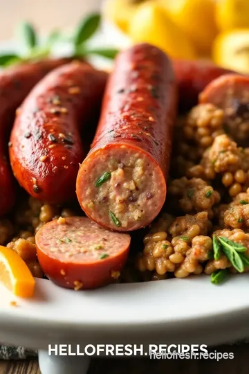 Whole food fresh sausage: 5 Easy and Delicious Homemade Recipes! presentation