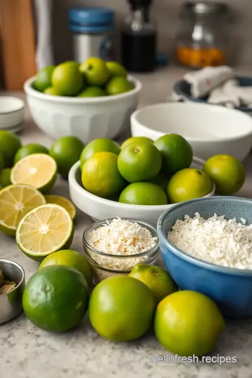 Zesty Fresh Lime Juice ingredients