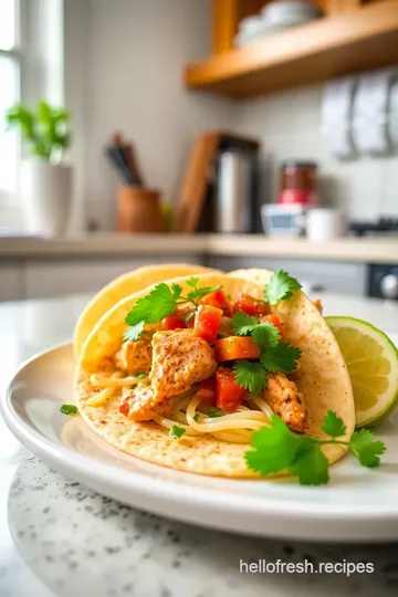 Zesty Southwest Spice Chicken Tacos steps