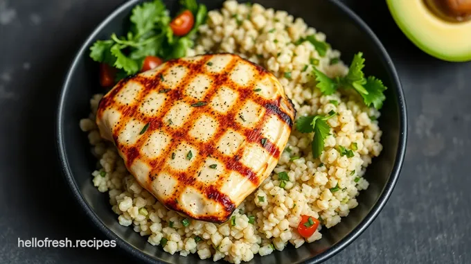 Savory Herb Chicken with Quinoa Salad