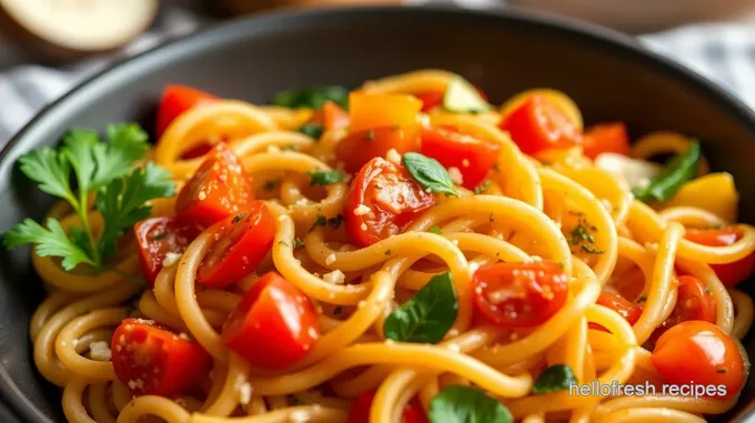 Whole Wheat Pasta with Roasted Vegetables and Olive Oil