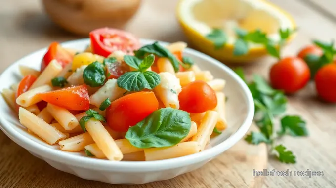 Easy Fresh Herb Pasta Salad