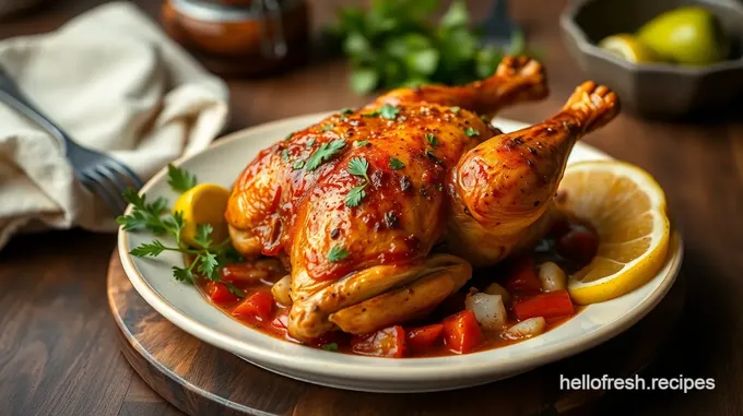 Roast Chicken with Flavorful Peruvian Marinade